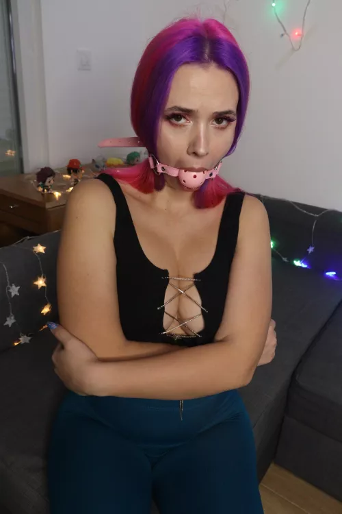 I got pink ball gag by CharmingMistress