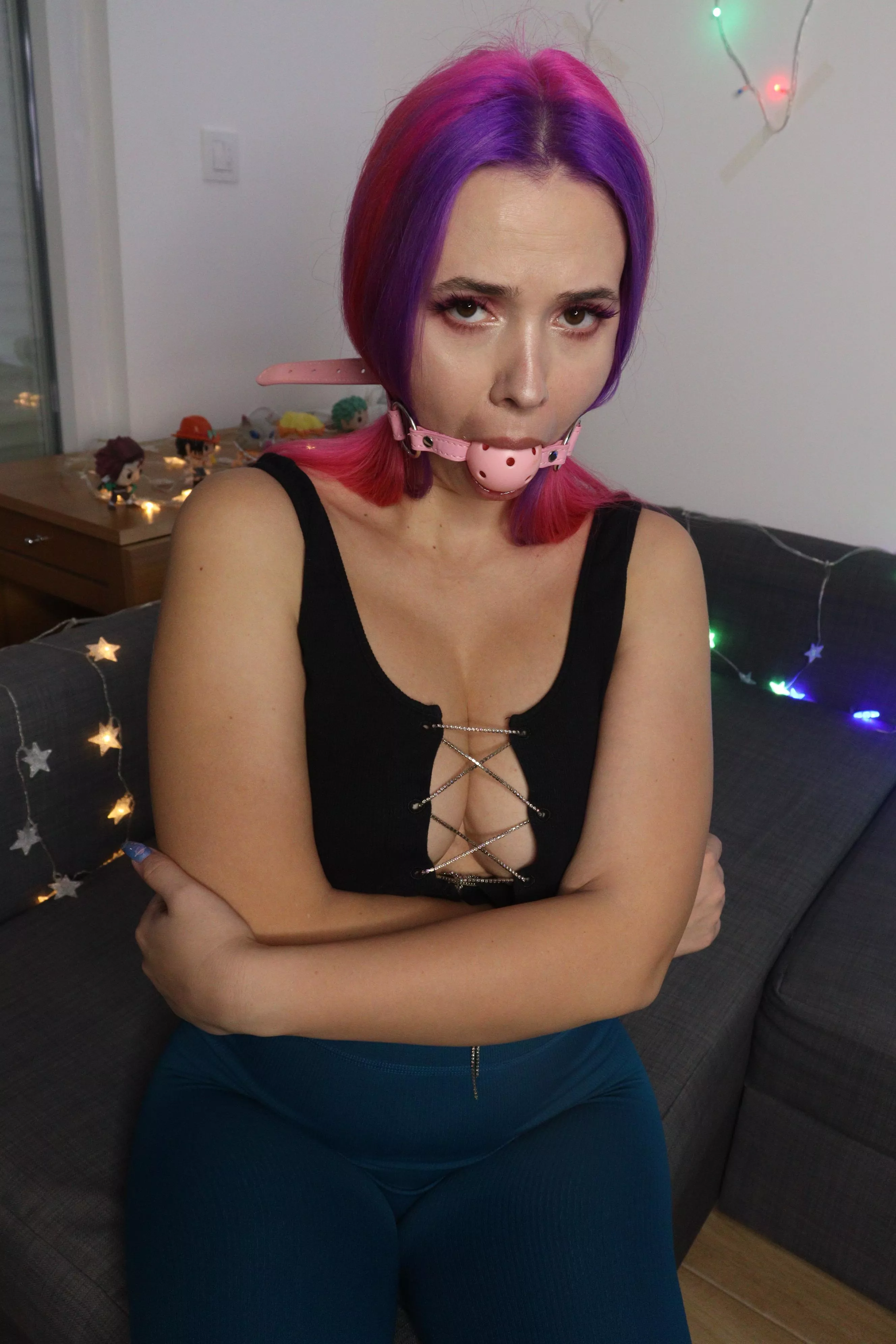 I got pink ball gag posted by CharmingMistress