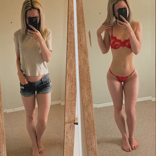 im obsessed w red lingerie  by External-Self-1394