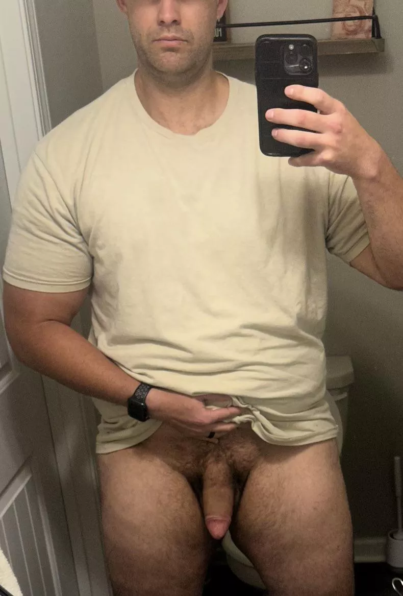 My length might be short but who wants to find out how thick I get hard  posted by Probablybored825