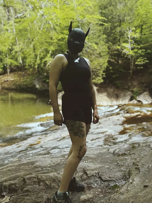 Puppy goes for a walk 🐾  by satanicctwiink