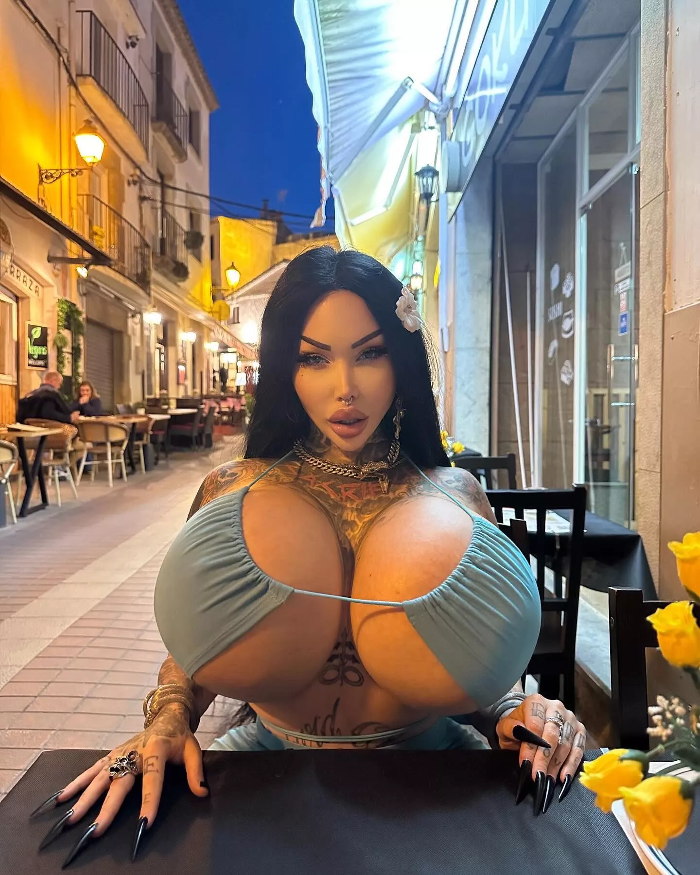 She brings a lot of talent on this table. posted by trophylover