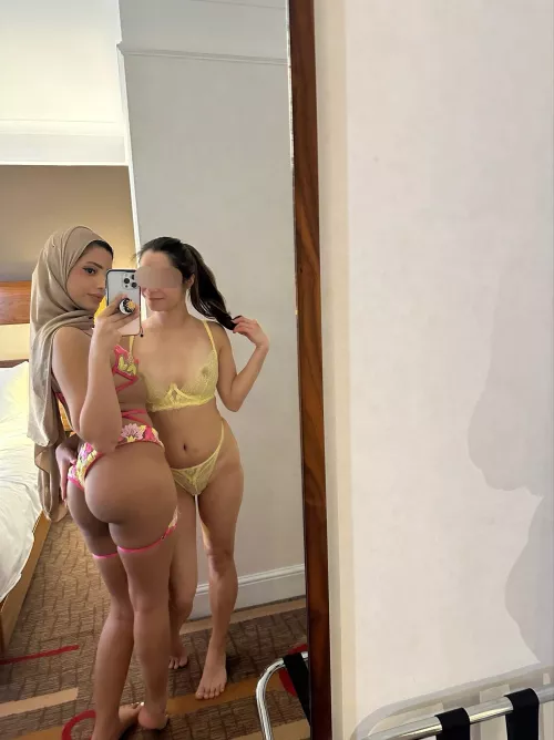 We make a hot pair. Arab & Asian  by PetiteAsianTravels