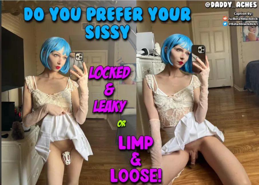 What do you prefer daddy? 🤔 posted by sissysarah33
