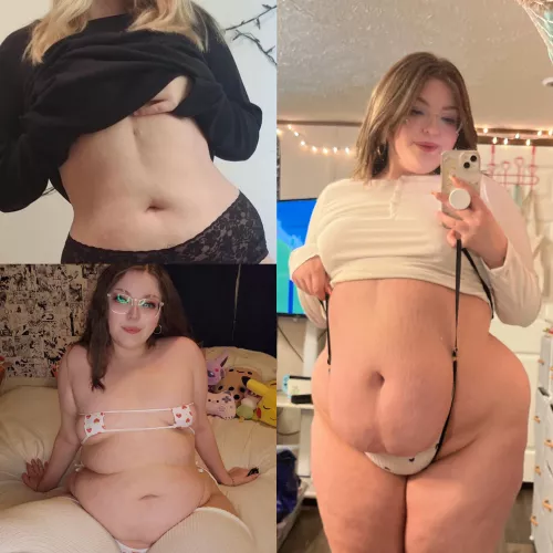 Belly progression 😍 by Mistressbaozii