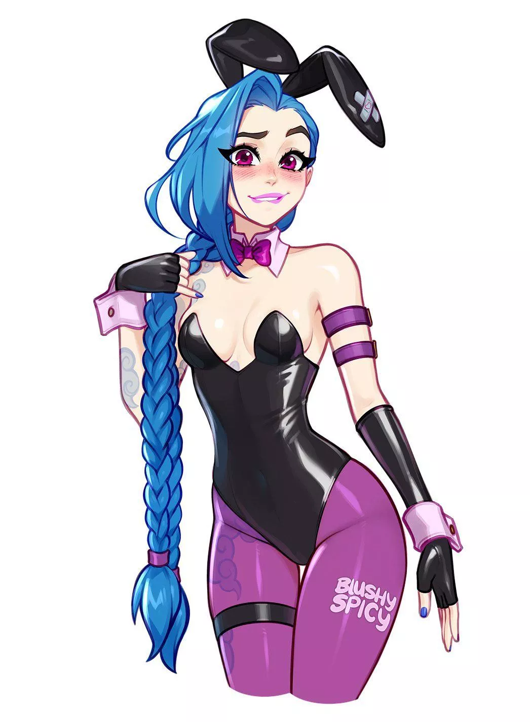 Bunny Girl Jinx (blushyspicy) [Leage of Legends] posted by alecandstuff