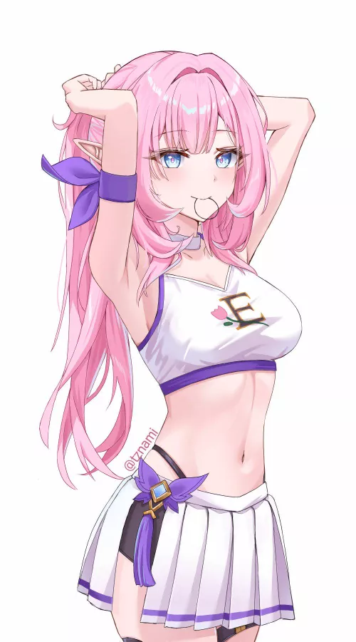 Cheerleader Elysia [Honkai Impact III] by CheetahSperm18