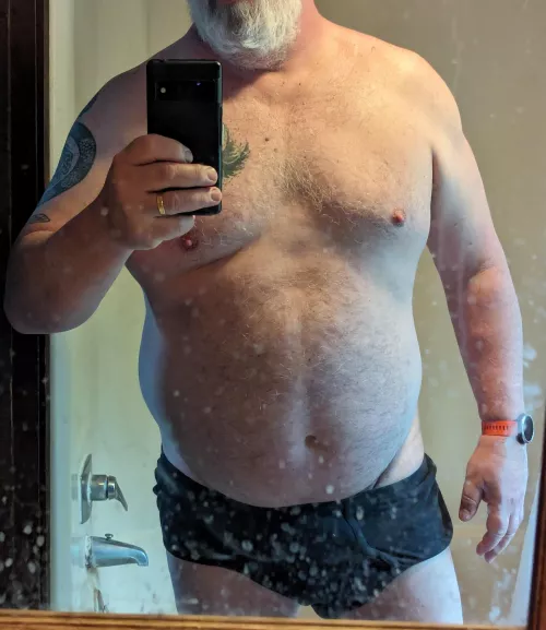 Dirty mirror pic Thursday. by Silver_bearded_bear