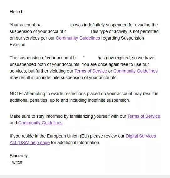 Evading suspension on backup however got update on appeal saying both unbanned, one is banned still (main) but backup is fine. posted by oofsala
