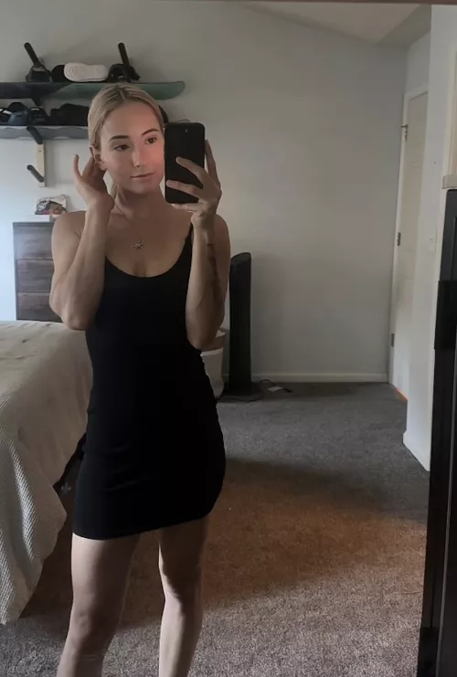 For me to put on the black dress I must really like you by Traditional-Finger-8