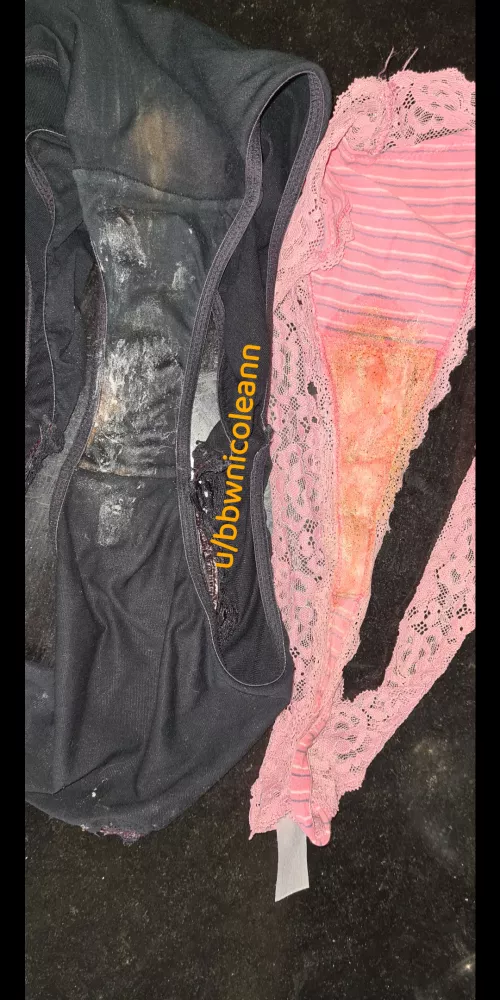 Fullbacks and thong. Two days each. So much sweat and other fetish fluids,) by bbwnicoleann