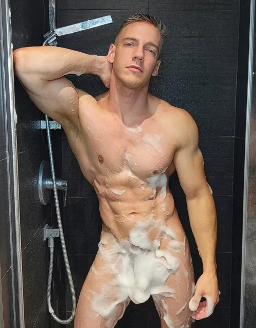 Grab my soapy cock 😈.. by John_fitness91