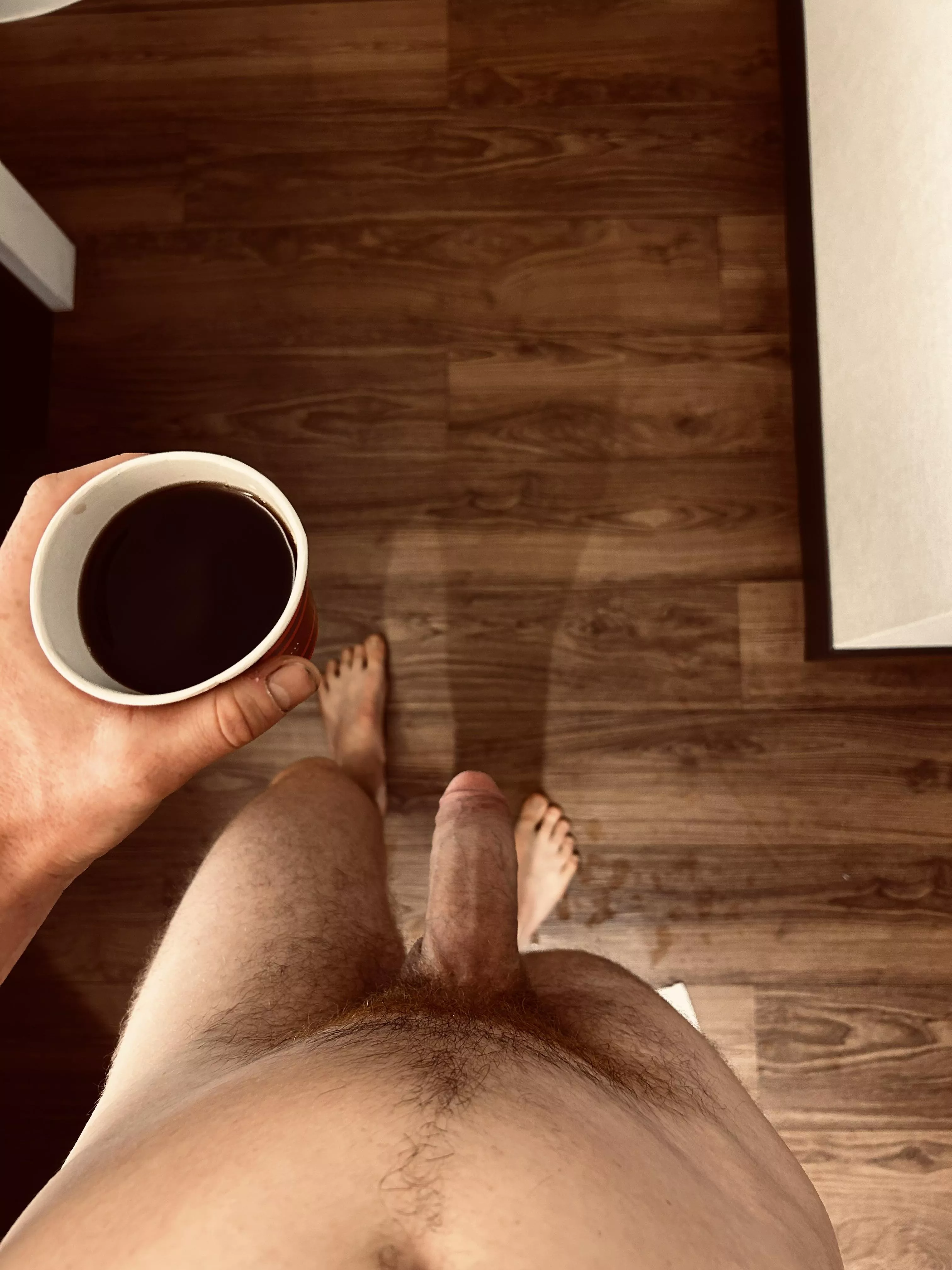 I hope I’m not too late to join you for coffee?  posted by Holdmy_coffee