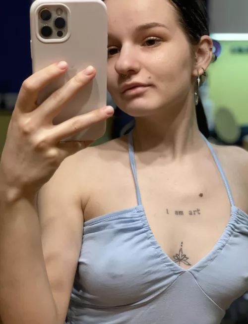 I wanted to take a selfie for you by QueenOfLusst