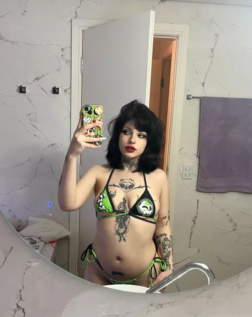 just trying to fit this new bikini by WearPuzzleheaded814