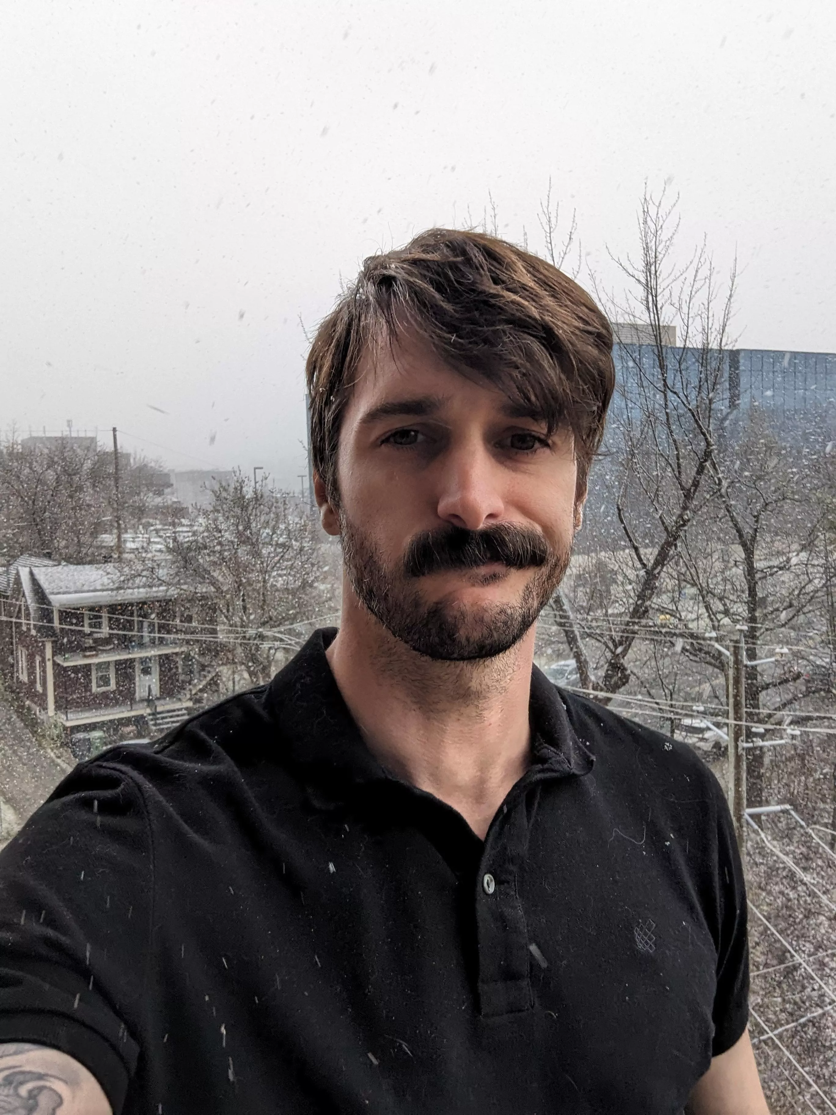 late April snow! (Canada...) posted by OutsideDrive9784