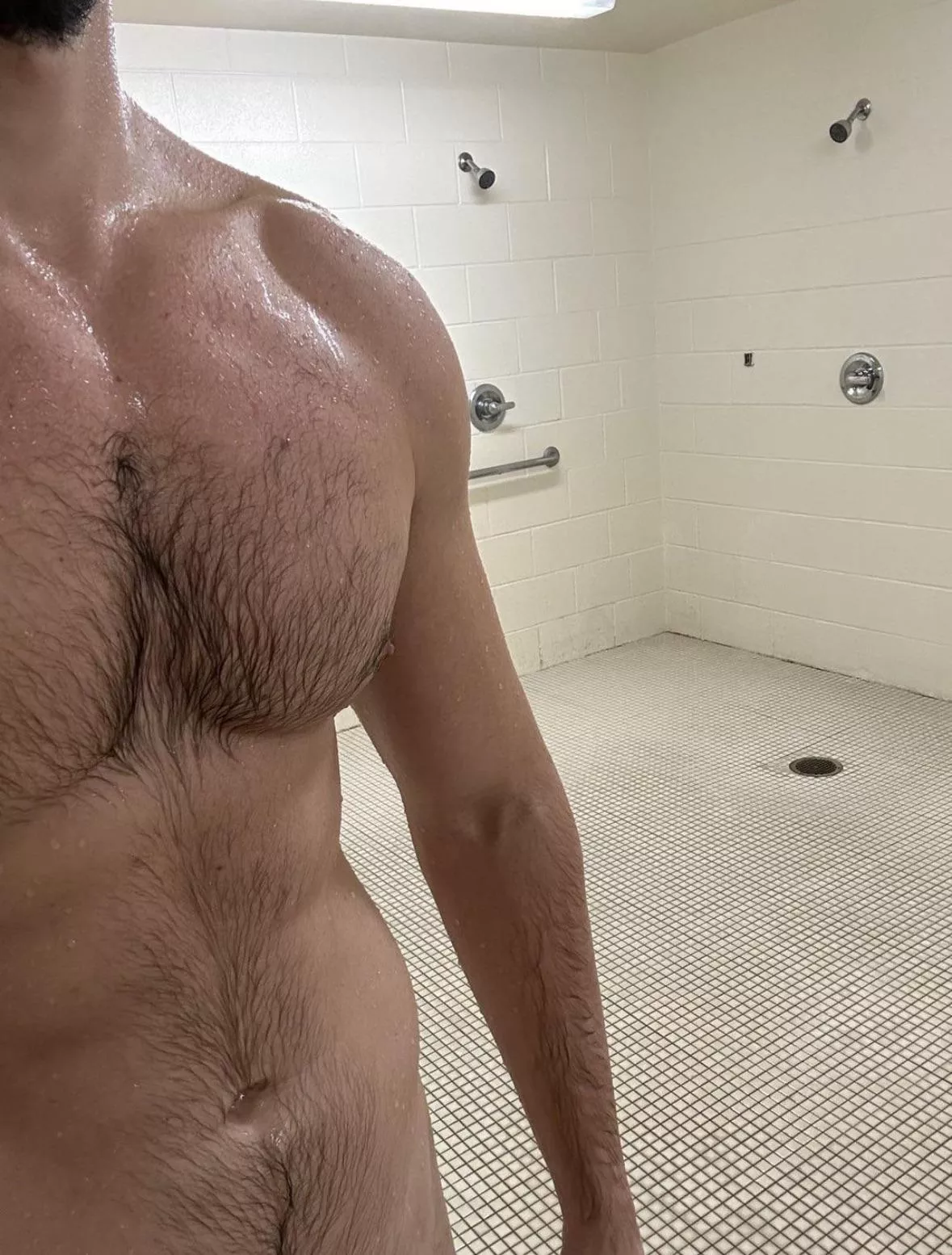 Love a communal shower posted by hairy_calvin