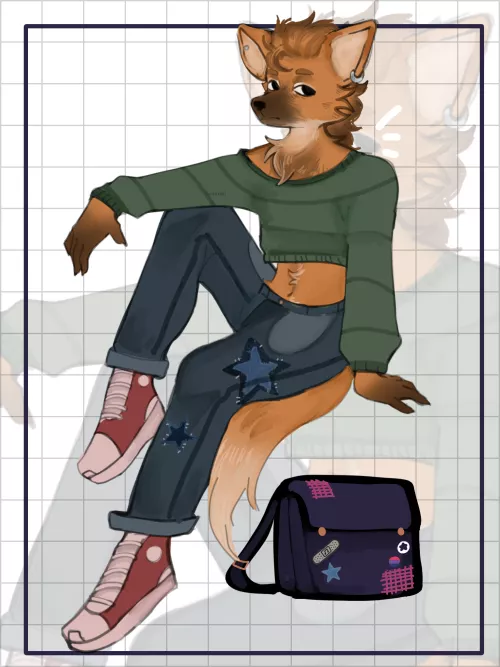 Maned Wolf ✩ (Art by me) by leoiilustra