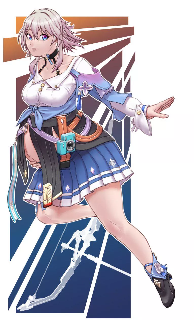 March 7th with little April, May and June (@CShading) posted by HeavyLancerthe8th