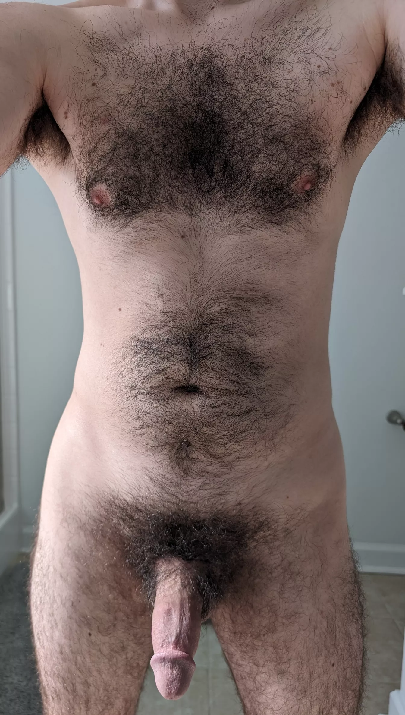 Showing off my hairy pits and my naked body posted by Rod-Hard7
