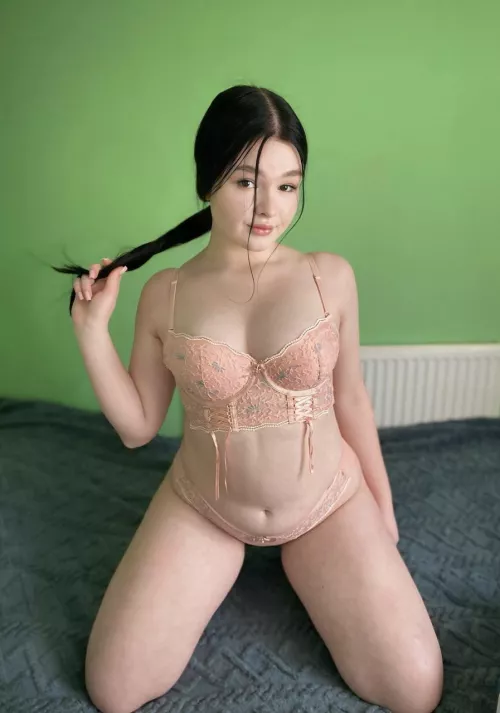 This lingerie looks cute on my chubby body by Rafaelsn666