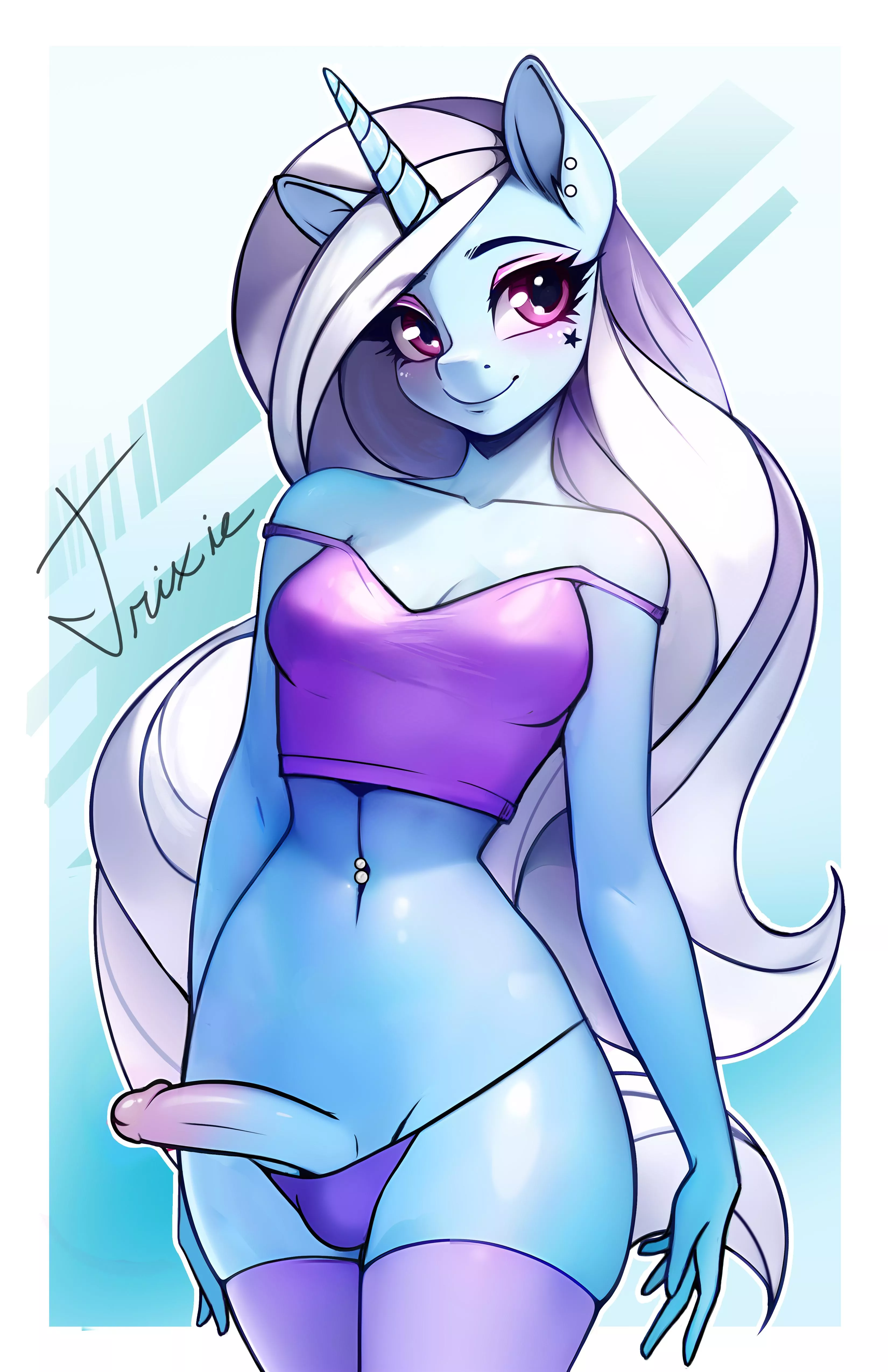 Trixie trans version by me. posted by TheRocknR0llmartian