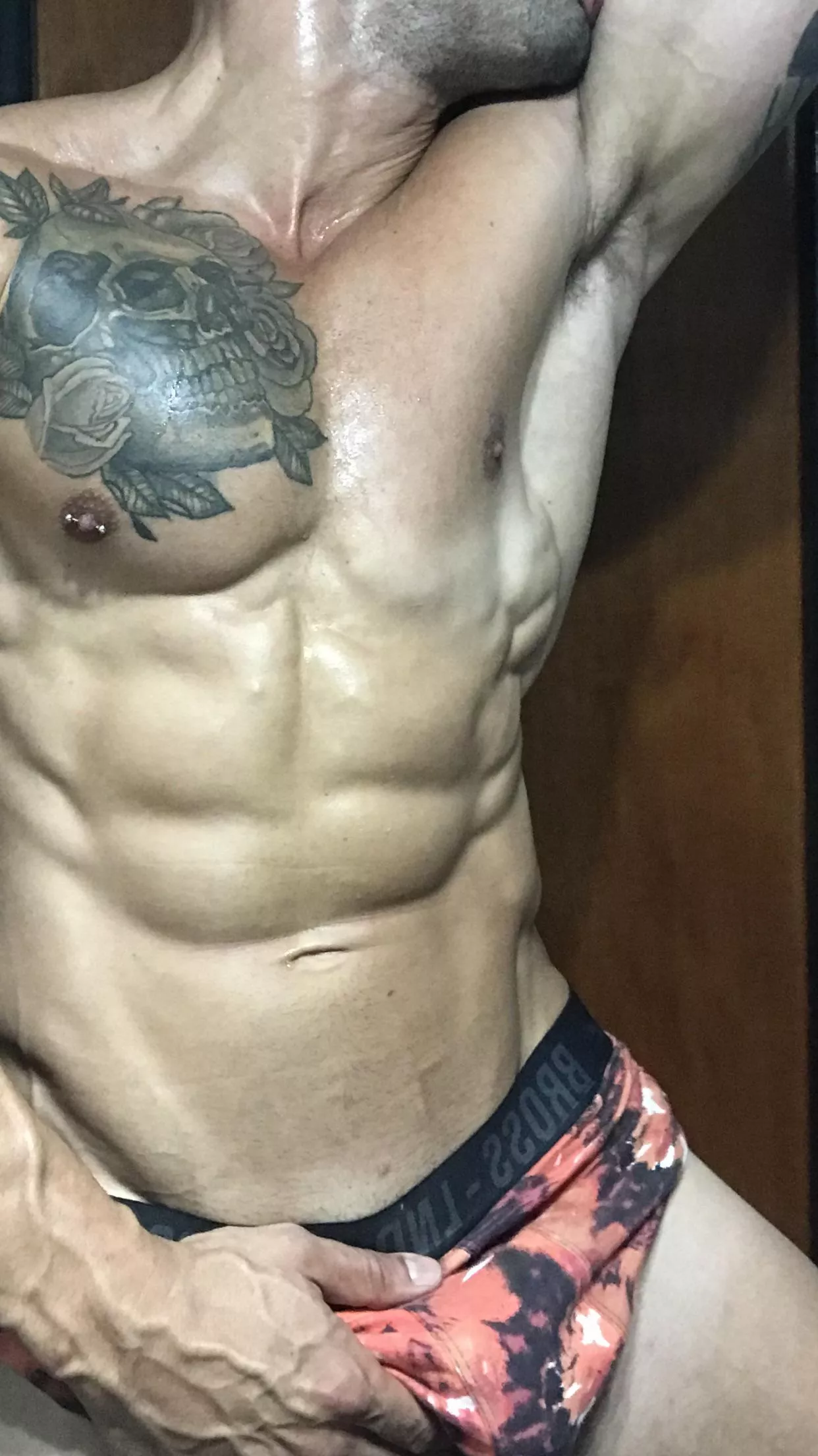 Wanna lick?  posted by TattooedMuscled