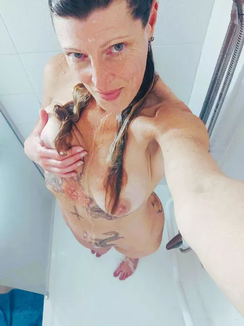 Wanna wash my tits ? :p by GoldNo9589