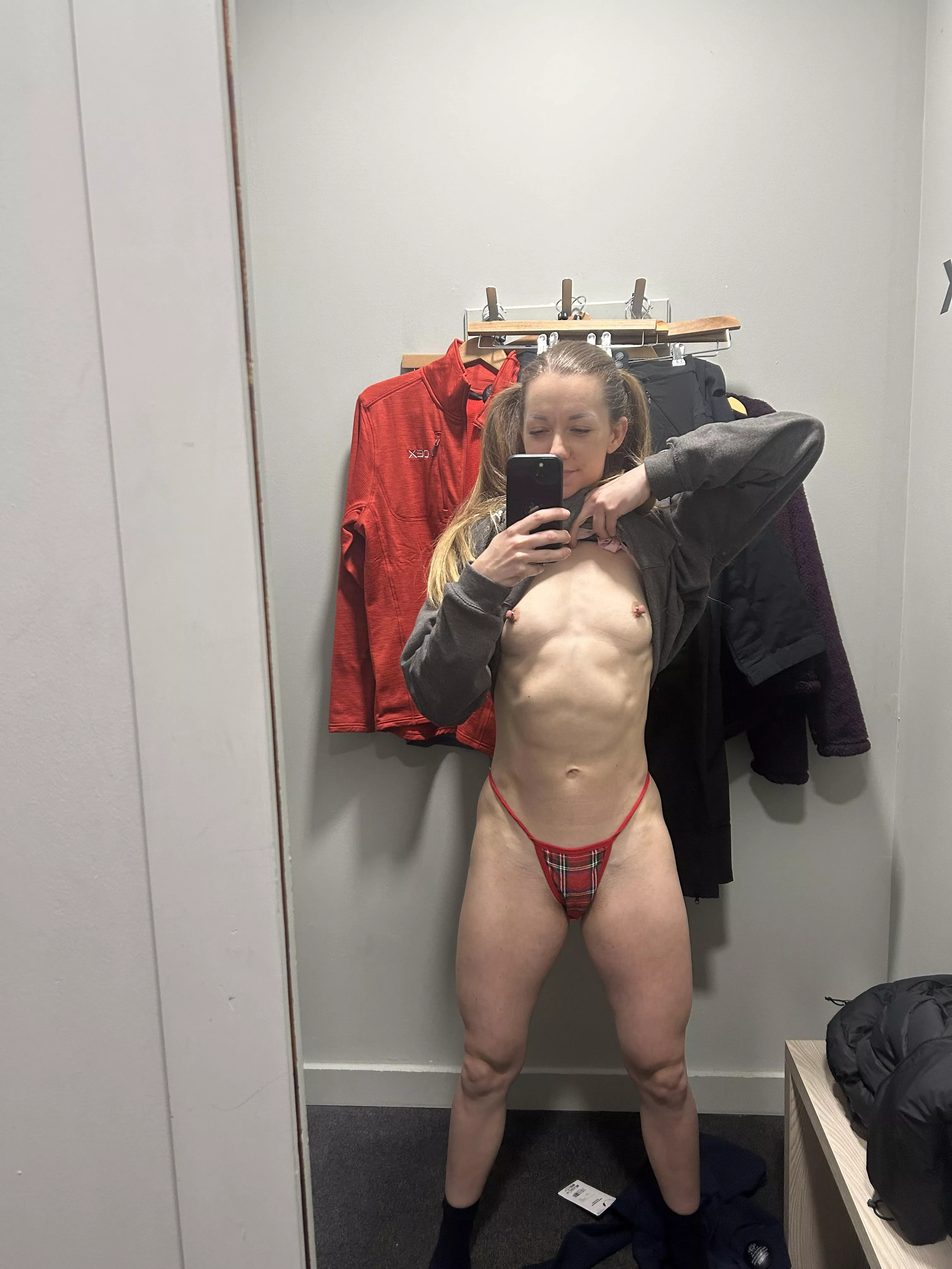 was out getting myself some hiking trousers today, couldn’t resist a little flash  posted by rosieposieblue1