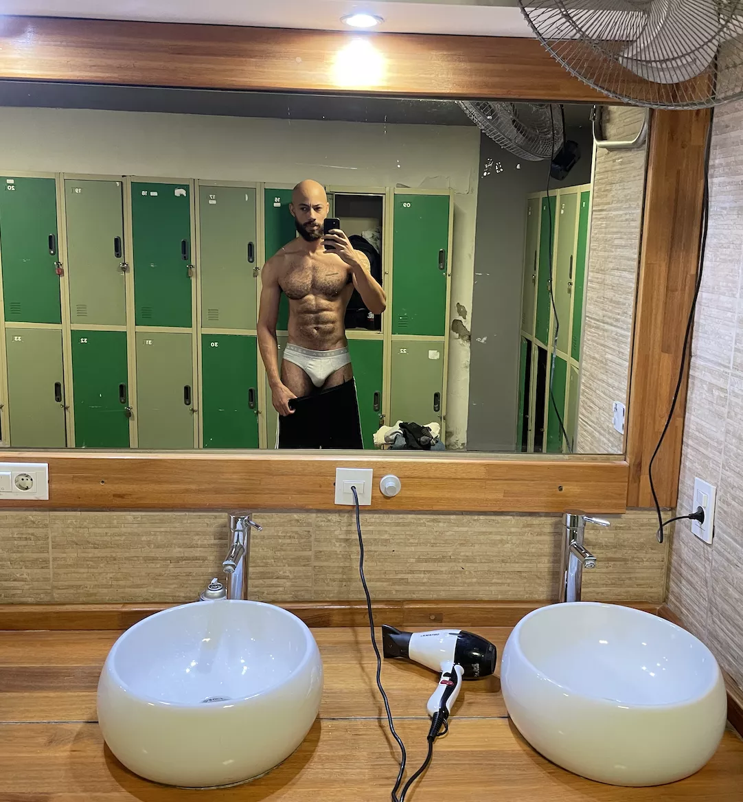 Who's taking a sniff of these sweaty briefs when I leave them out on the bench and hit the shower posted by Working-Box6046