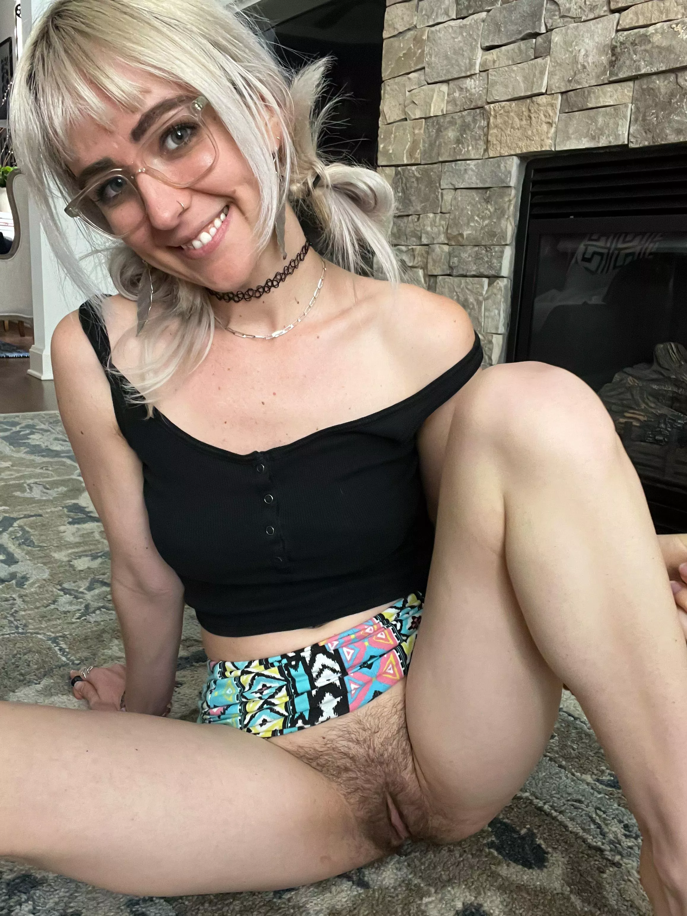 Will you please lick my hairy pussy? posted by AllyElliot