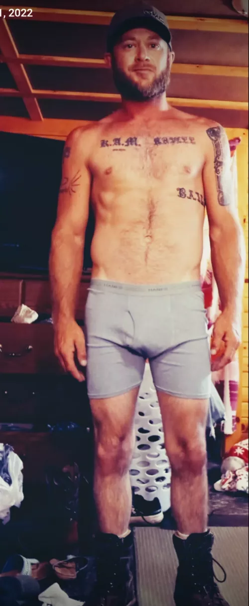 Work boots and tattoos by captainnasty6984