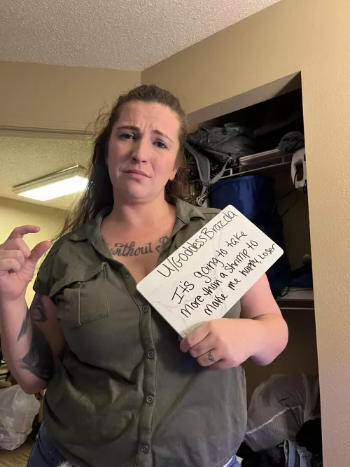 You might want to consider giving up trying to please women with that cucky.  by GoddessBrazda