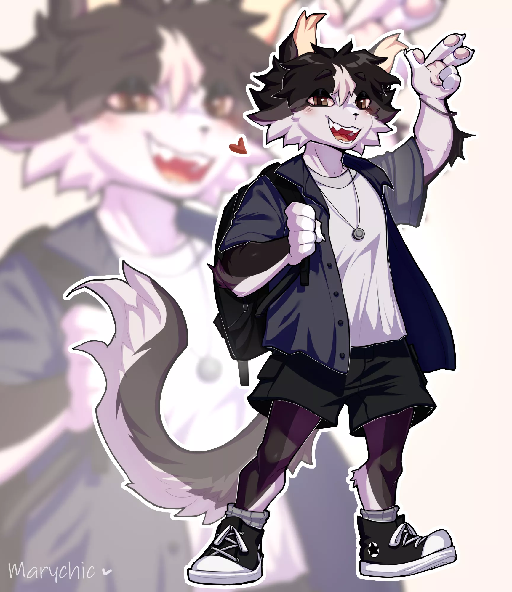 A cat on his way :D Commission done for discord user x3 (Art by me) posted by Marychic3908