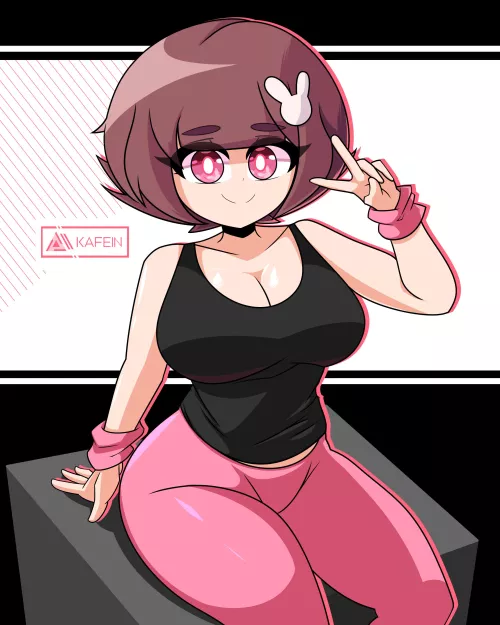 Ayo Moka after her workout by LafterMastr