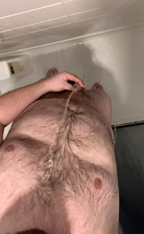 Can I piss on you next time? While you piss on me? by Sawbean01