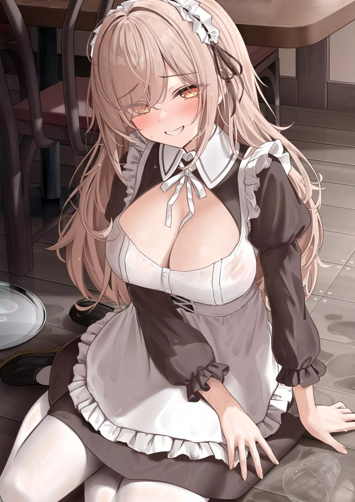 Clumsy Maid [Artist's Original] posted by xSaviour_N