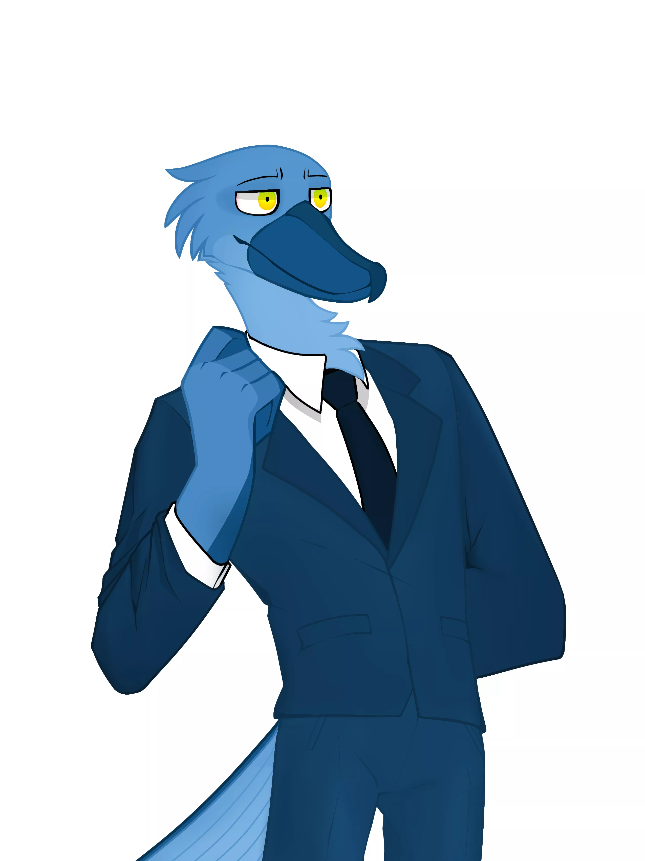 Does he looks like a good guy or a villain? [Art by me 