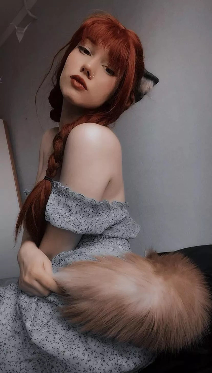 fluffy tail 🐾 posted by Luna_foxie