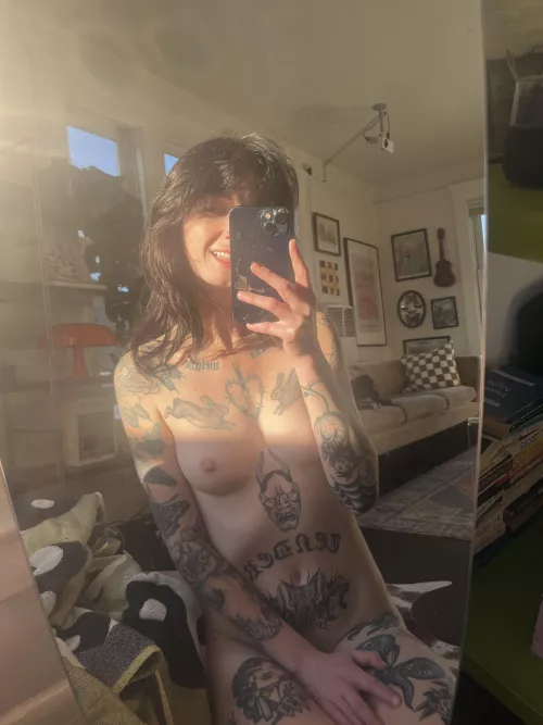 Goth girls actually love the sun (at least this one does :)) by Own_Practice_8161