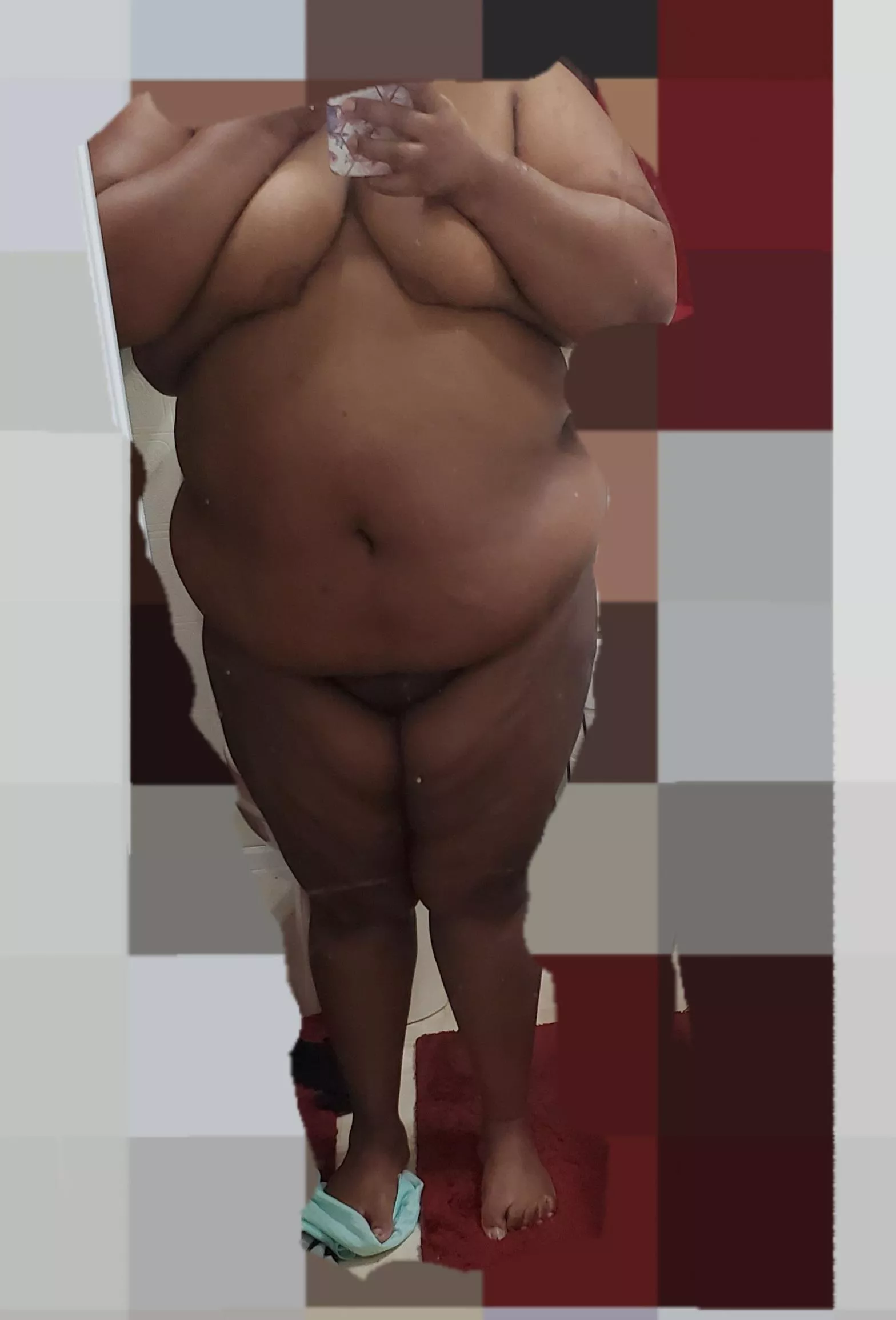 Hi! I'm new here. I'm working on my self esteem. I had to blur the background a bit, too.  posted by Innocent_Kitten_1992