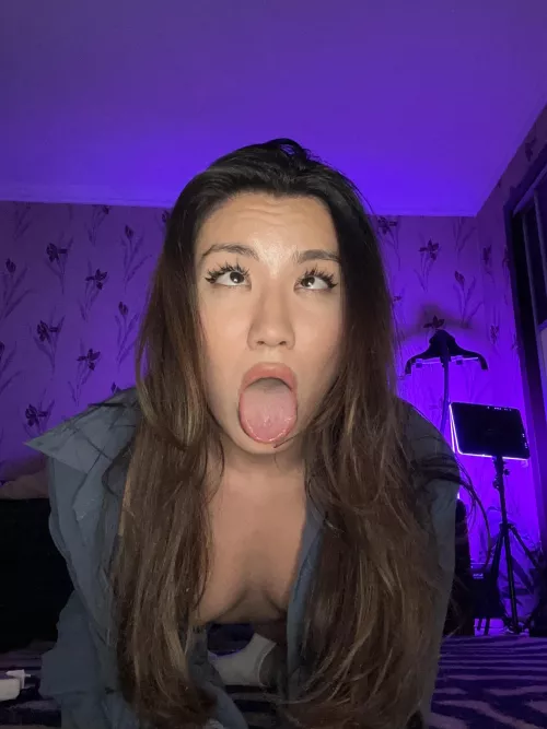 I can't wait to load your sperm on my tongue by PetiteSexyKitty