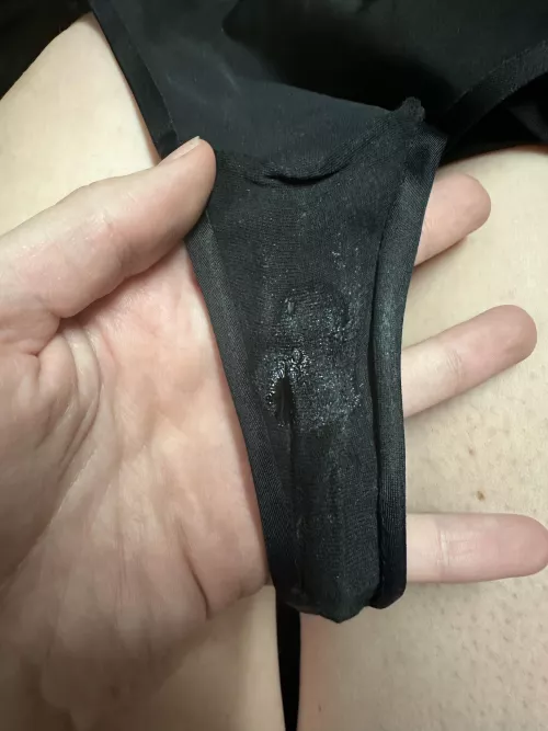 I love sitting in soaked panties at my desk 🙊 by taylscooter