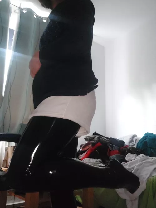 Latex femboy by Available-One-4861