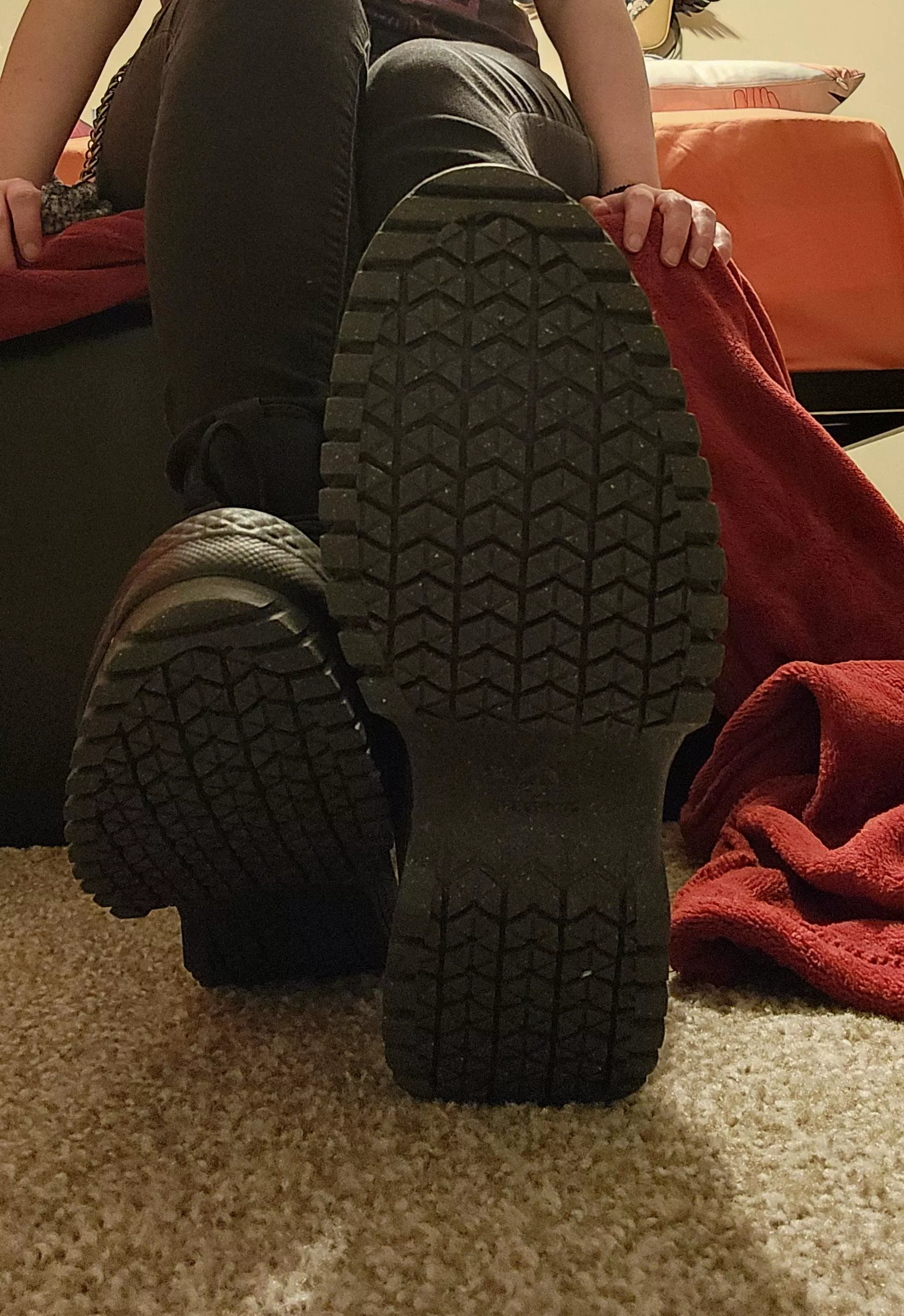 My boots got dirty last night. Clean them for me posted by King_icarus69