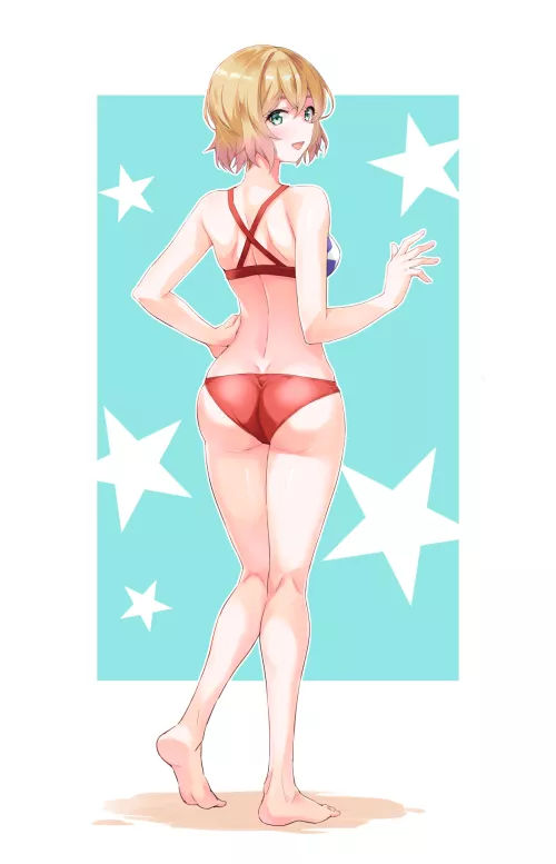Nanami Mami Wearing Her Bikini (Rent A Girlfriend) by Csxc