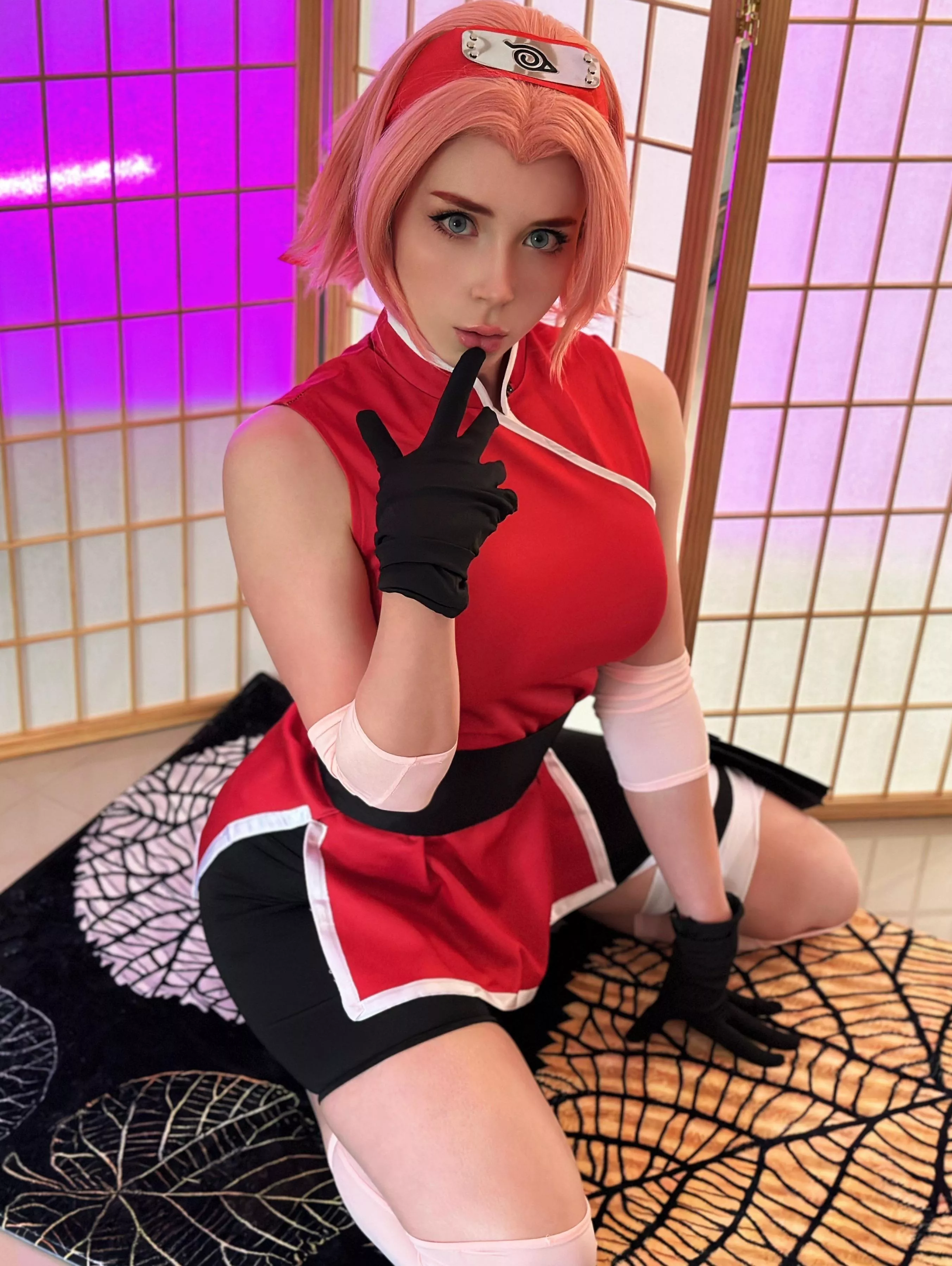 Sakura from Naruto cosplay by SweetieFox posted by Sweetie_Fox