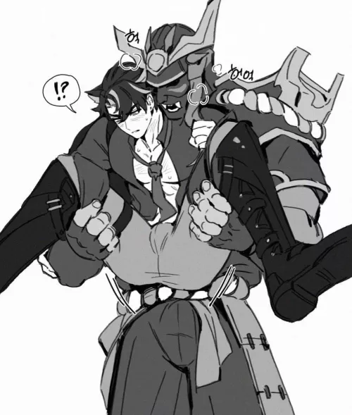 Samurai and Wriothesley (yoma 0 0)  by wowzaboys