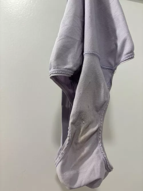 Wife left these hanging for me in bathroom. Absolutely unloaded from her scent. by twinmomxxx