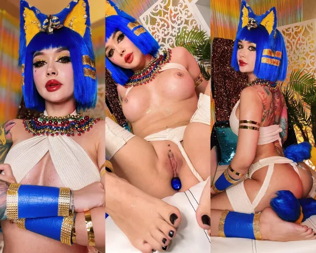 Ankha from Animal Crossing by Purple Bitch by im_purplebitch